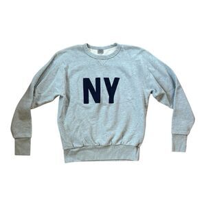 Ebbets Field Flannels NY New York Gothams City Series Sweatshirt Medium Gray